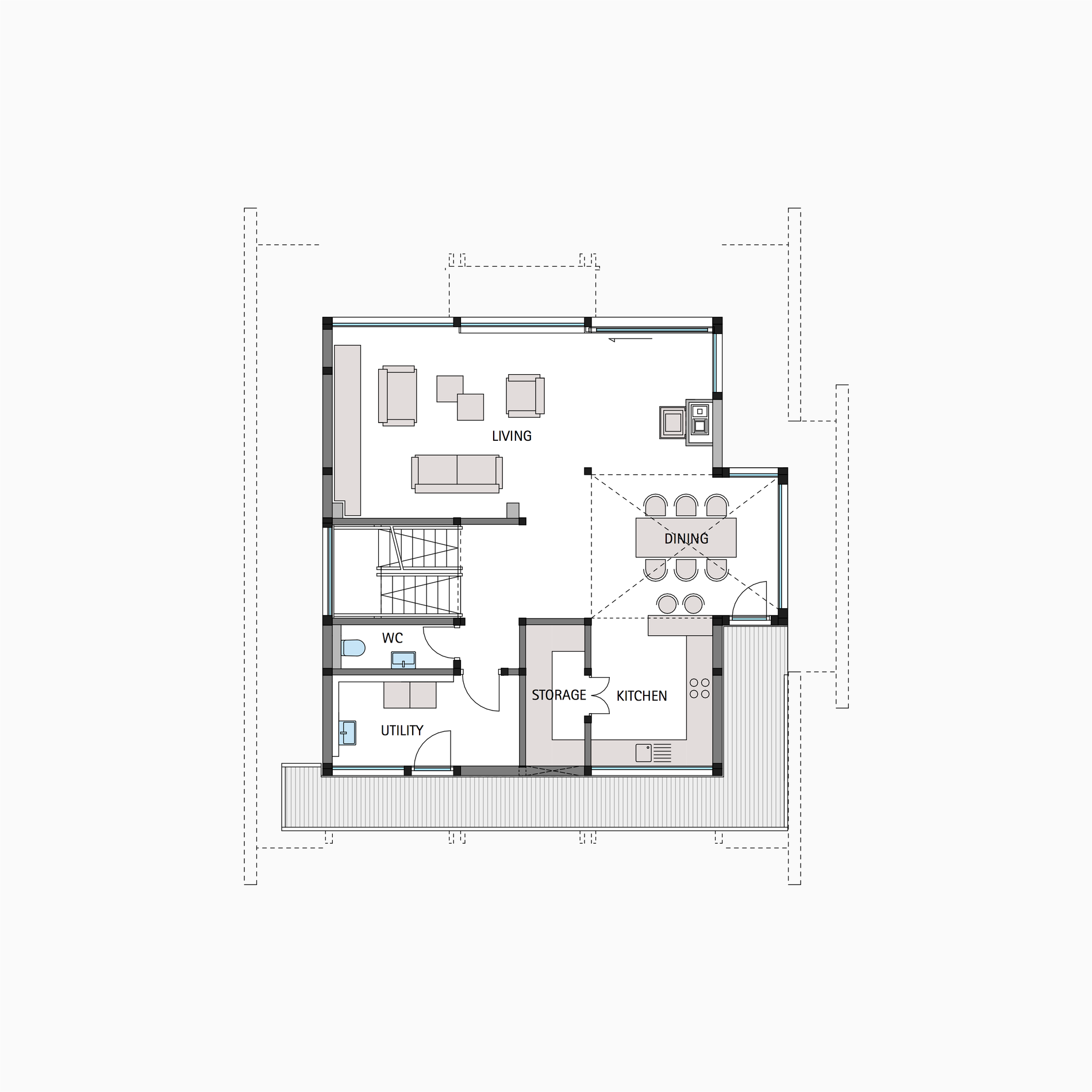 HUF house floor plan ground floor ART 3 HUF house floor plan ground floor ART 3