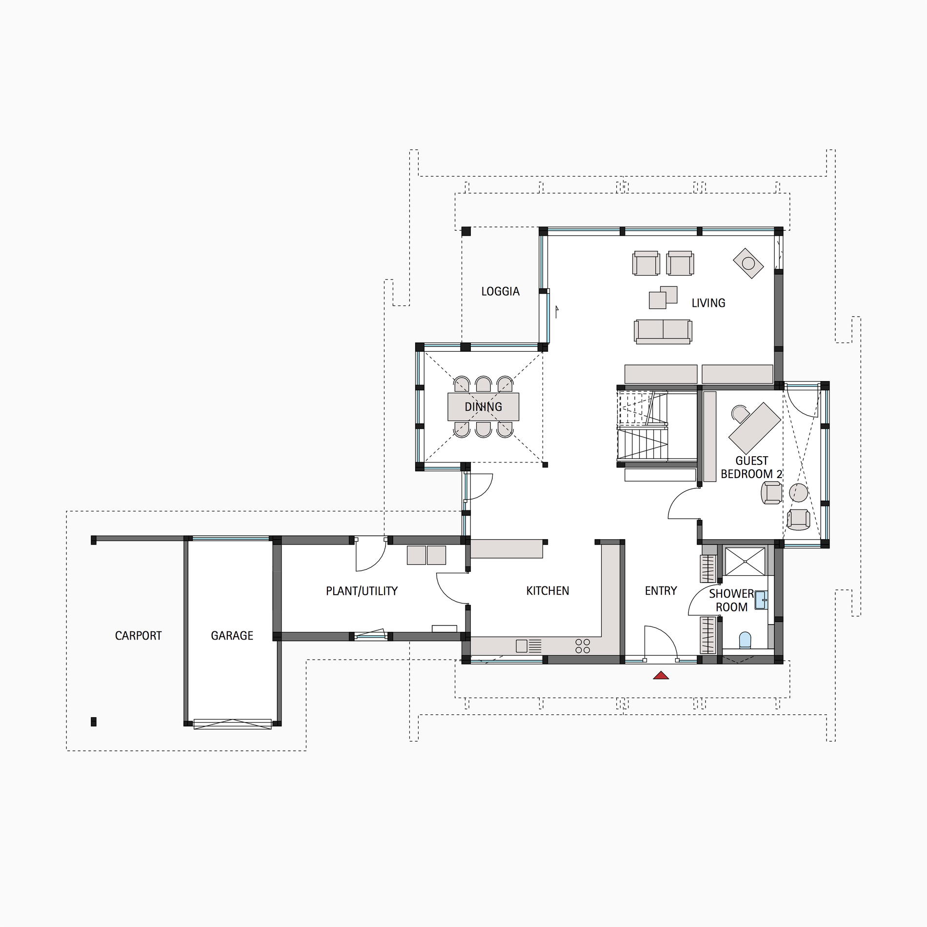 HUF house floor plan ground floor ART 4 HUF house floor plan ground floor ART 4