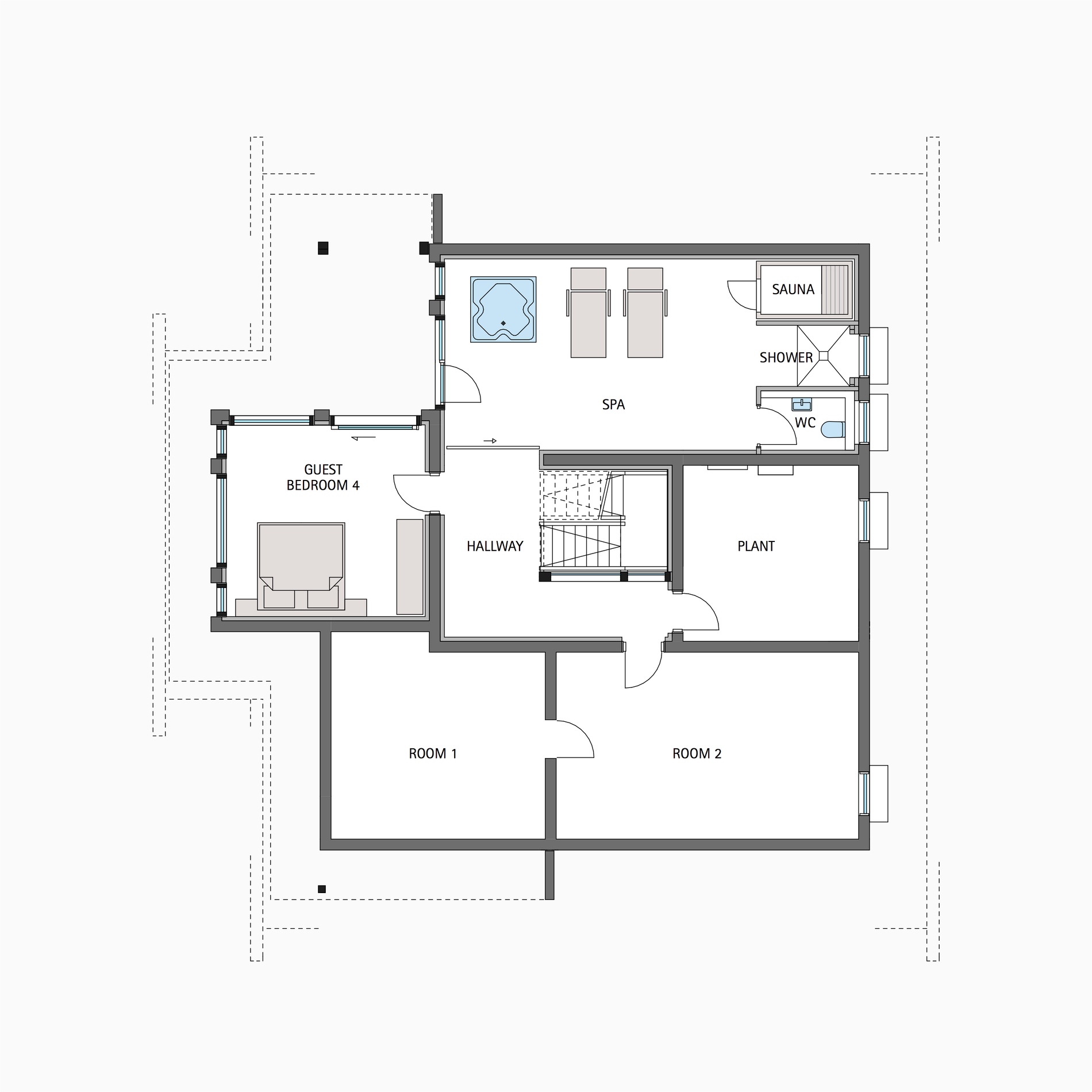 HUF house floor plan basement ART 5 HUF house floor plan basement ART 5