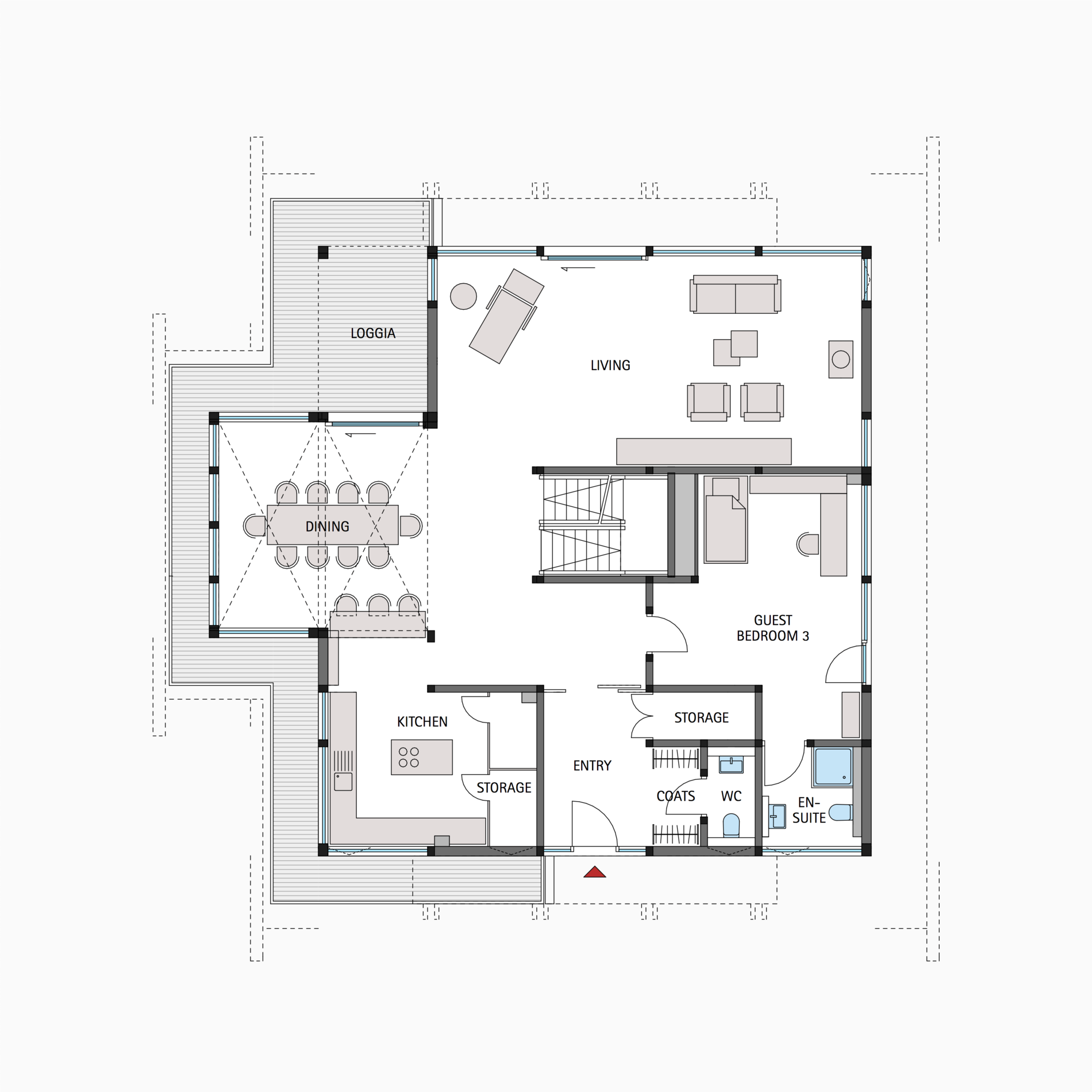 HUF house floor plan ground floor ART 5 HUF house floor plan ground floor ART 5