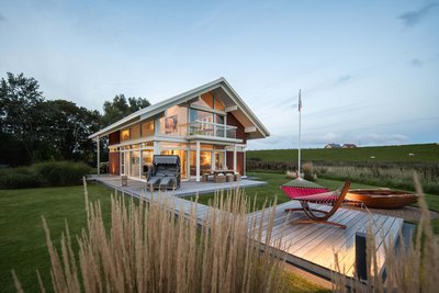 Gemütliches Familienhaus mit modernem Design und Terrasse