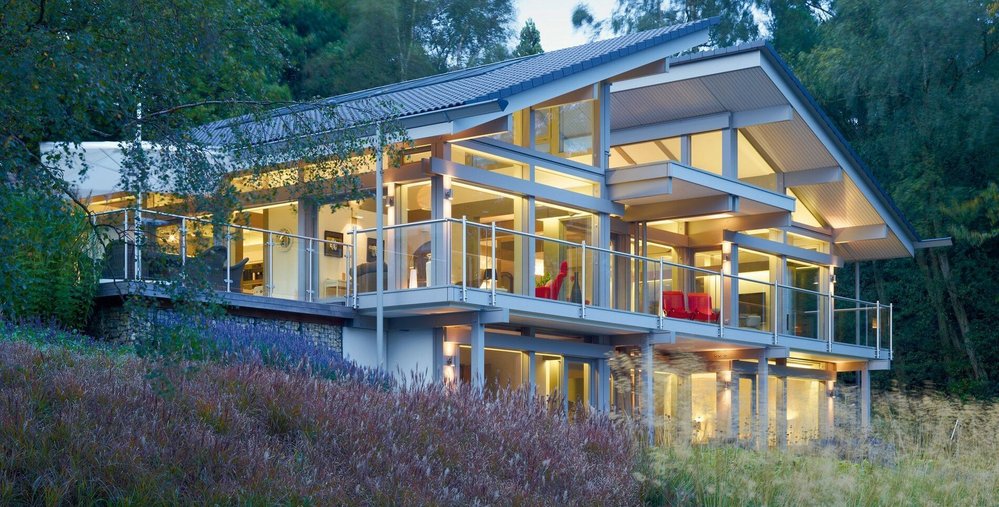 Header HUF Haus ART 6 9 8 Häuser mit luxuriösem Design und umgeben von Natur